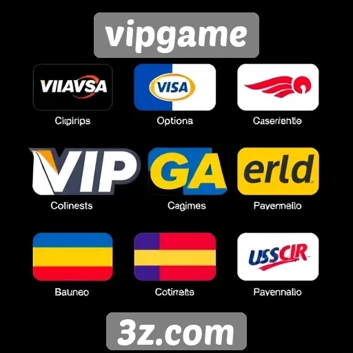 Opções de pagamento disponíveis no vipgame